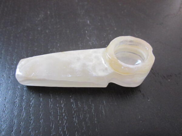 small size clear onyx pipe