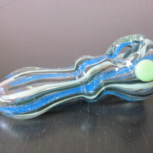 weed users blue strips glass pipe